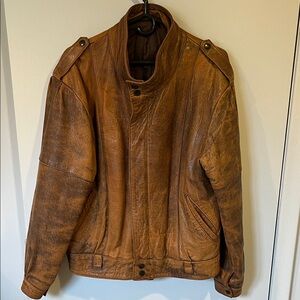 Vintage unisex Leather Jacket